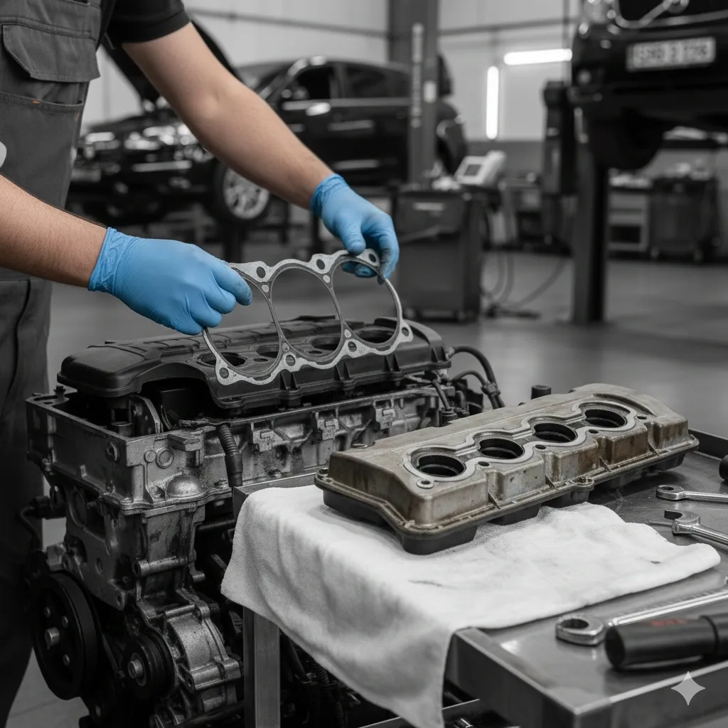 Motor Üst Kapak Contası Değişimi