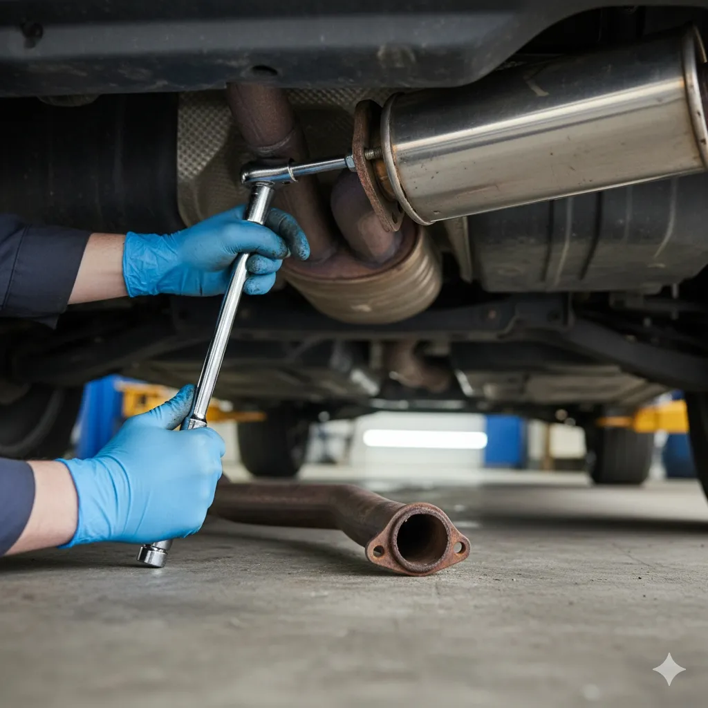 Egzoz Borusu Değişimi