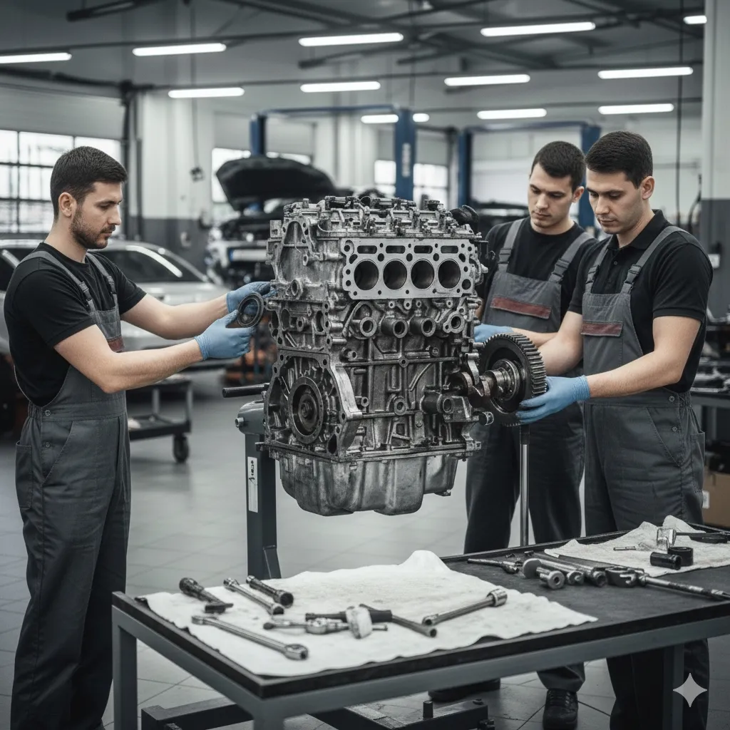 Krank Keçesi Değişimi